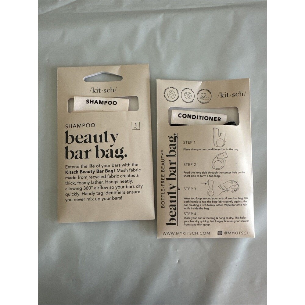 Kitsch Shampoo & Conditioner Beauty Bar Bag